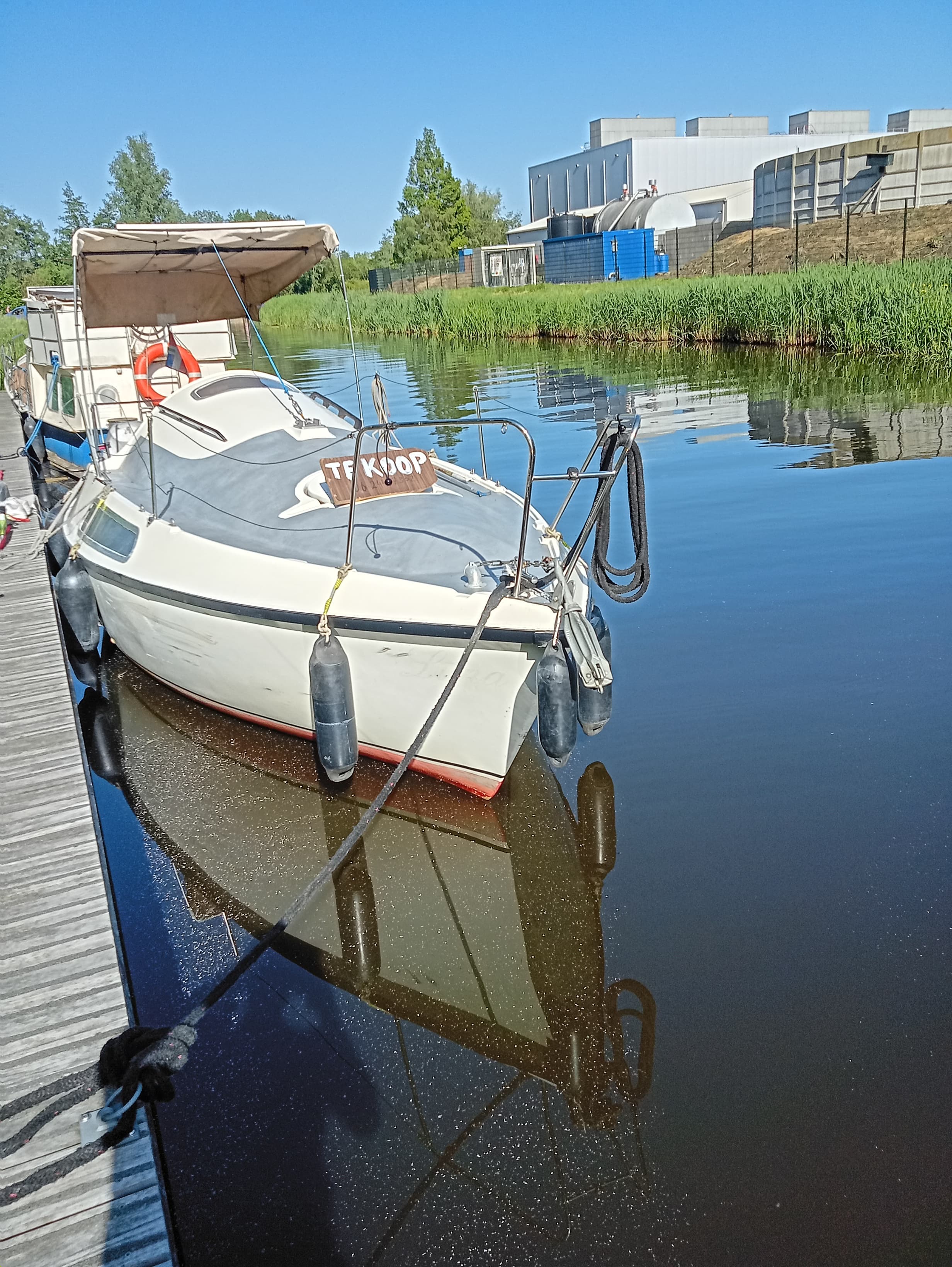 Motorboot met slaapplaats voormalig zeilboot - Afbeelding 1