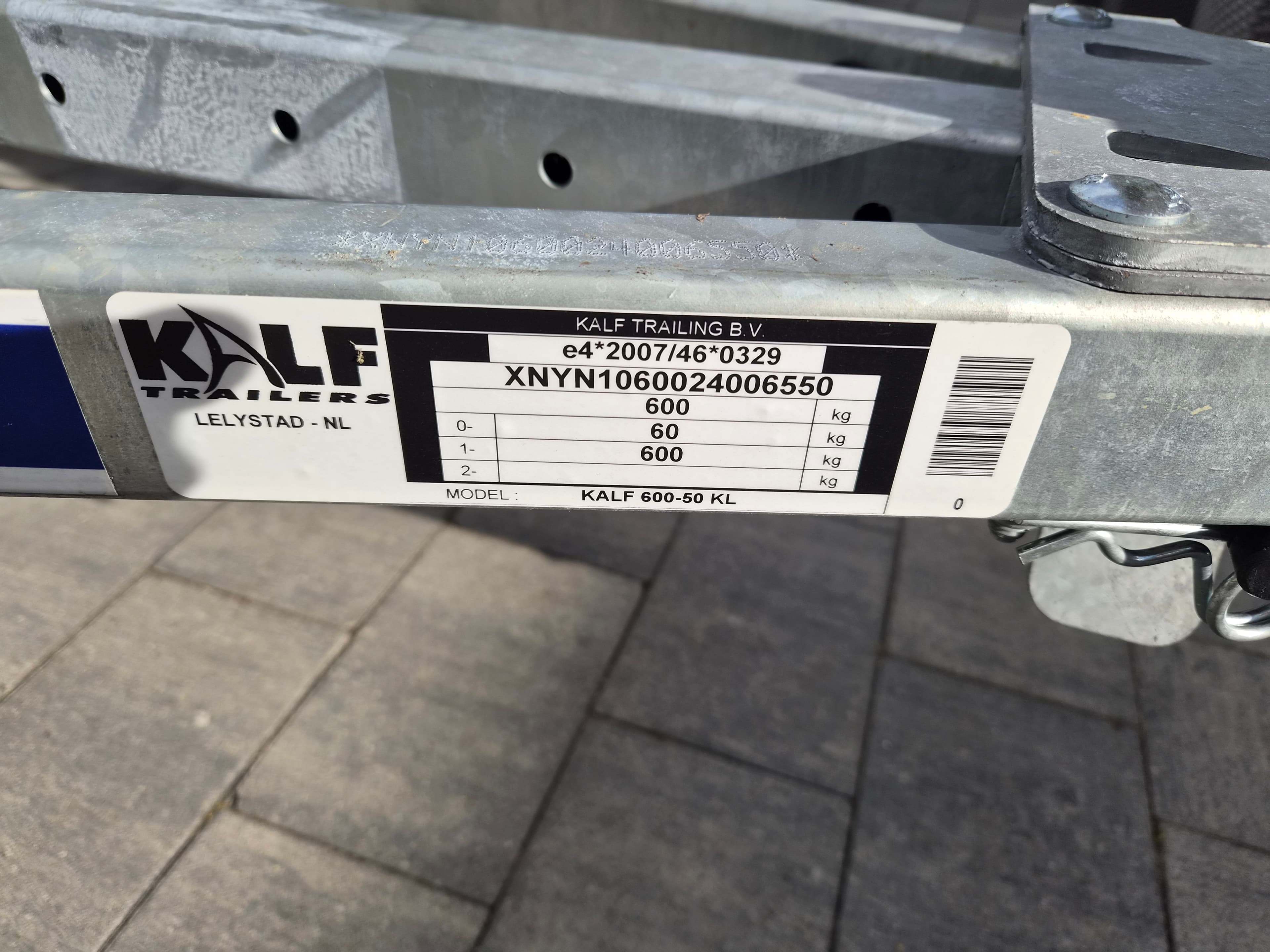 Nieuwstaat! Kalf 600-50 Kantelbare Boottrailer (Slechts 4x gebruikt) - Afbeelding 1