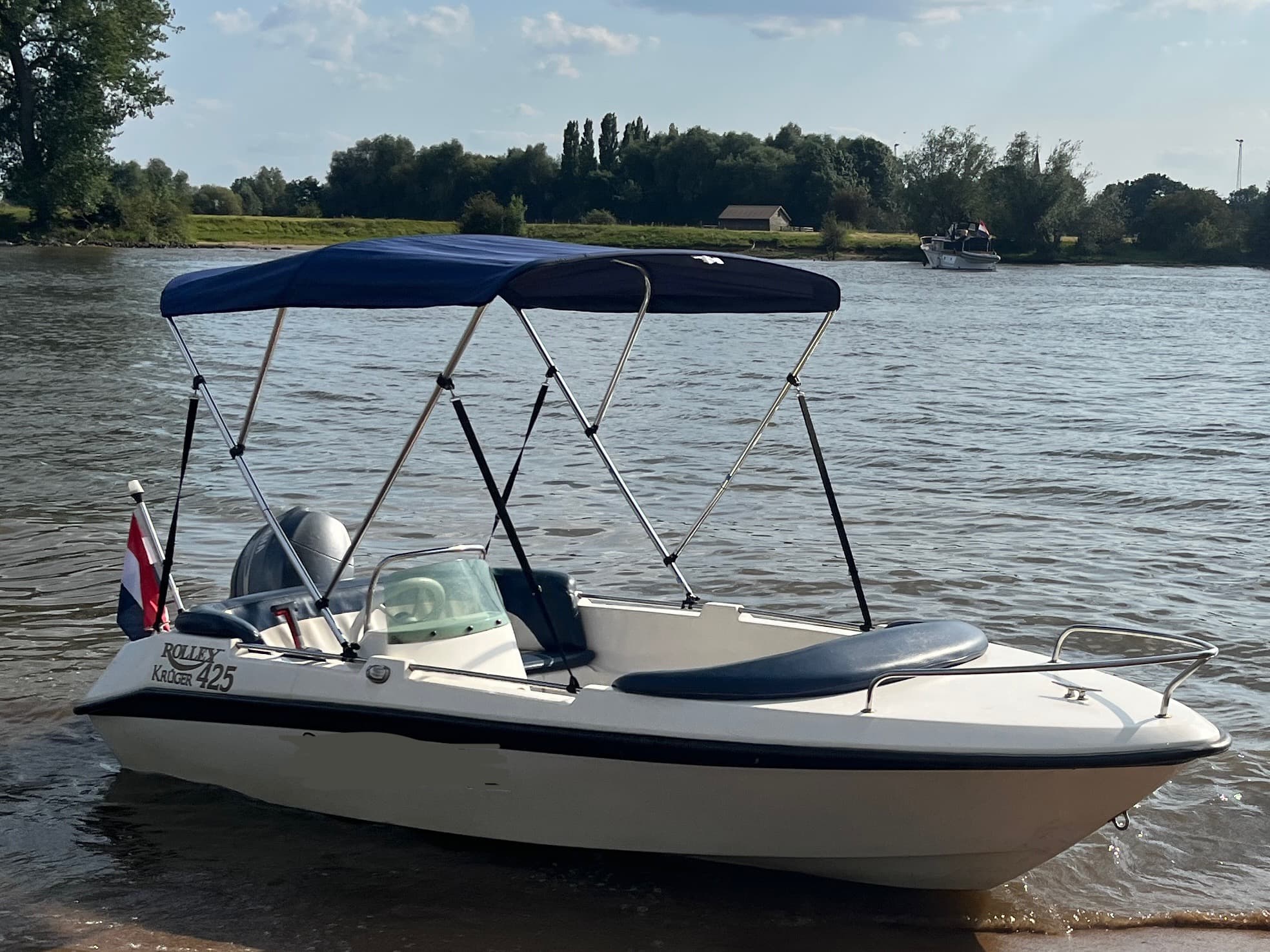 Rolley Kruger 425 met 40pk Yamaha en kanteltrailer - Afbeelding 1