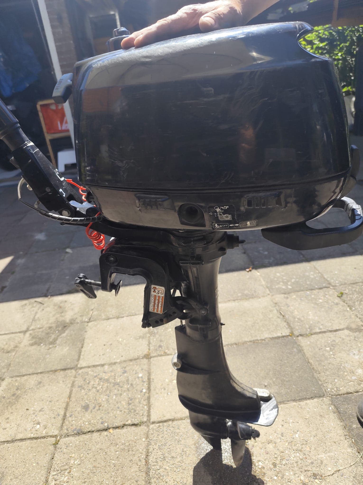 suzuki kortstaart buitenboordmotor 4 pk 4 takt - Afbeelding 1