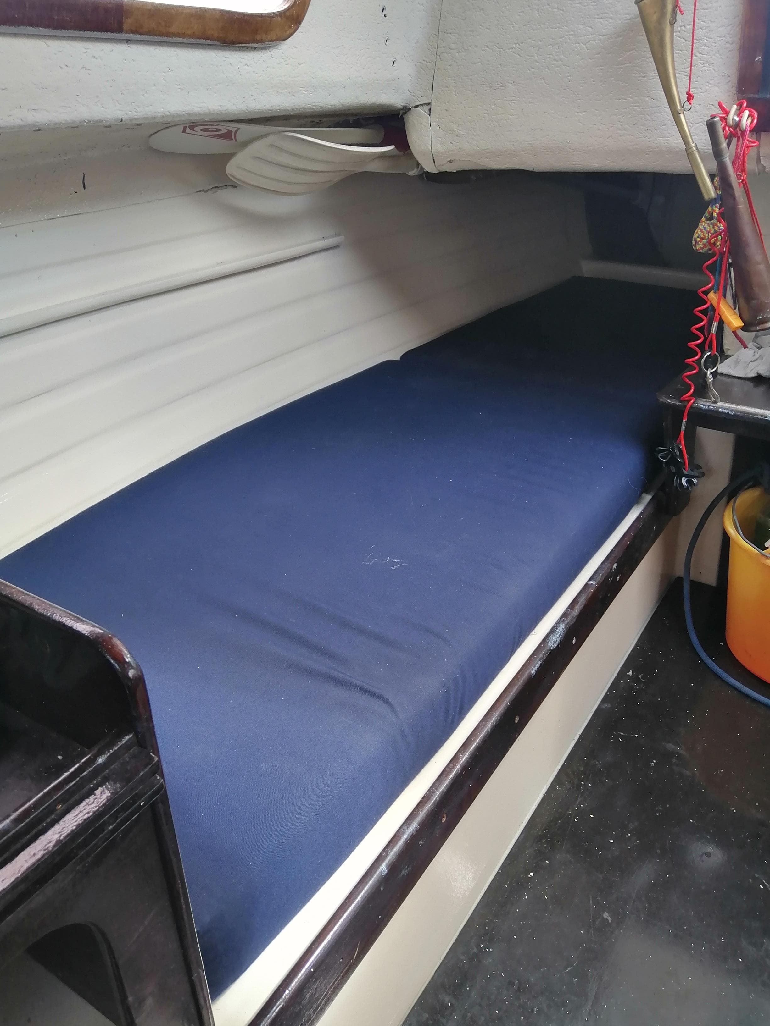 Kajuit zeilboot Felucca Kornati 6.06 met 6 pk Yamaha motor van 2022 en eventueel ligplek vraagrijs 1750 EURO T.E.A.B.