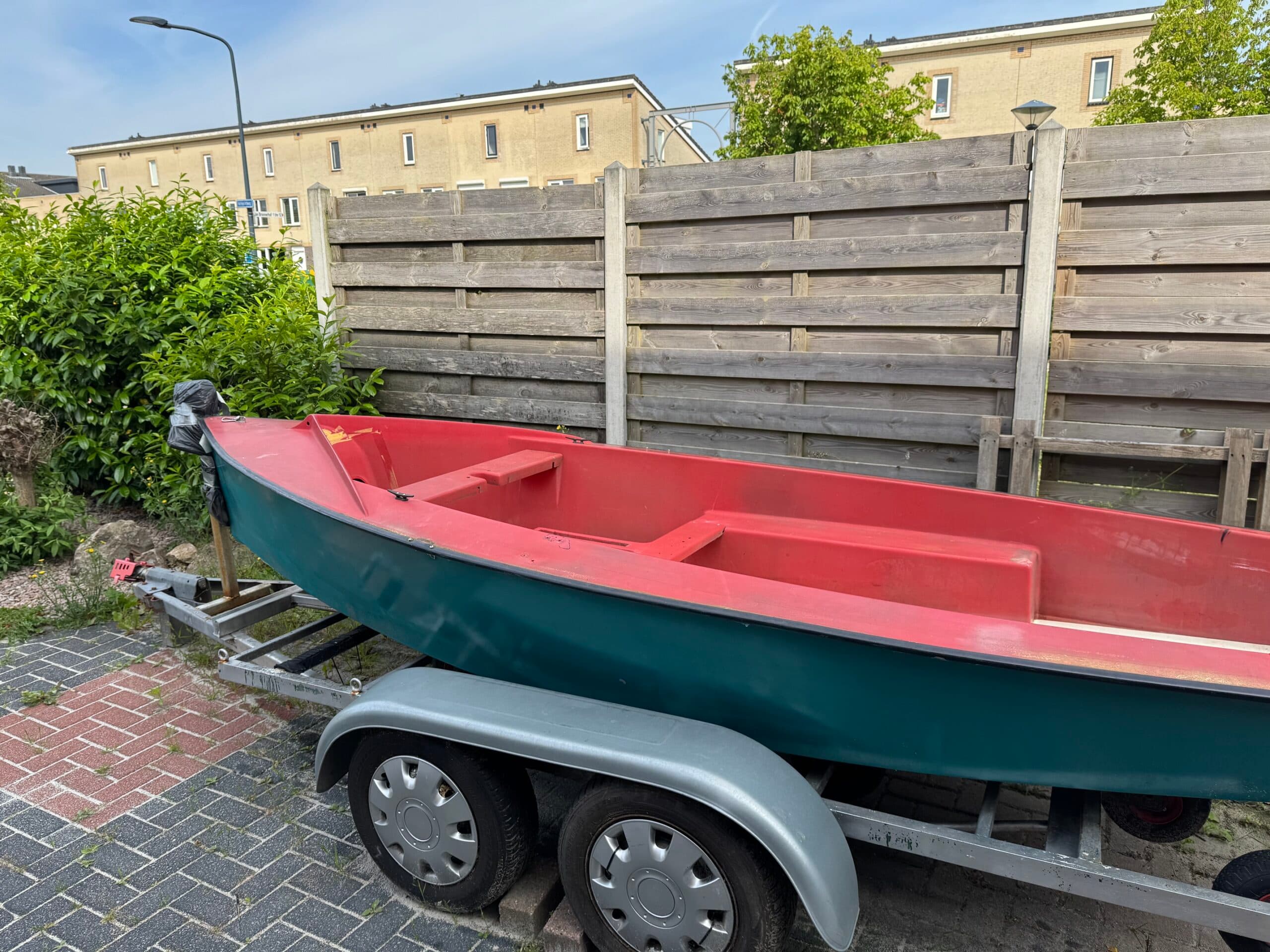 Complete boot ±4 m met Mercury 4pk 4-takt + trailer - vaarklaar - Afbeelding 1