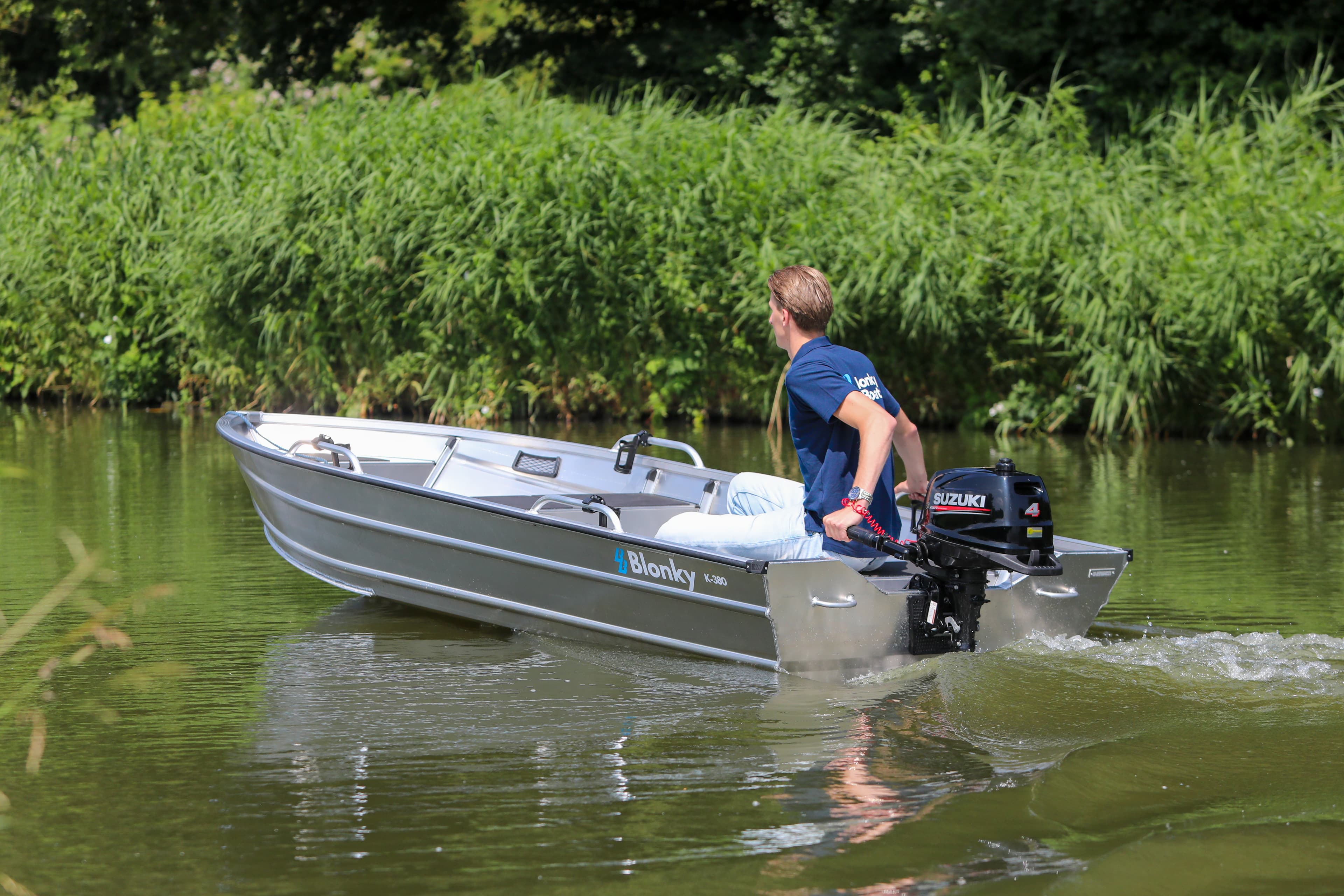 NIEUW! De aluminium Blonky boot K380, volledig gelast - Afbeelding 1